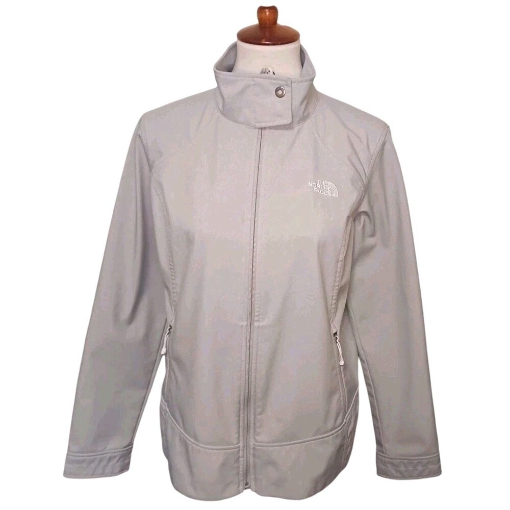 The North Face Calentito 2 Women's Large Softshell Jacket Gray Lightweight Coat